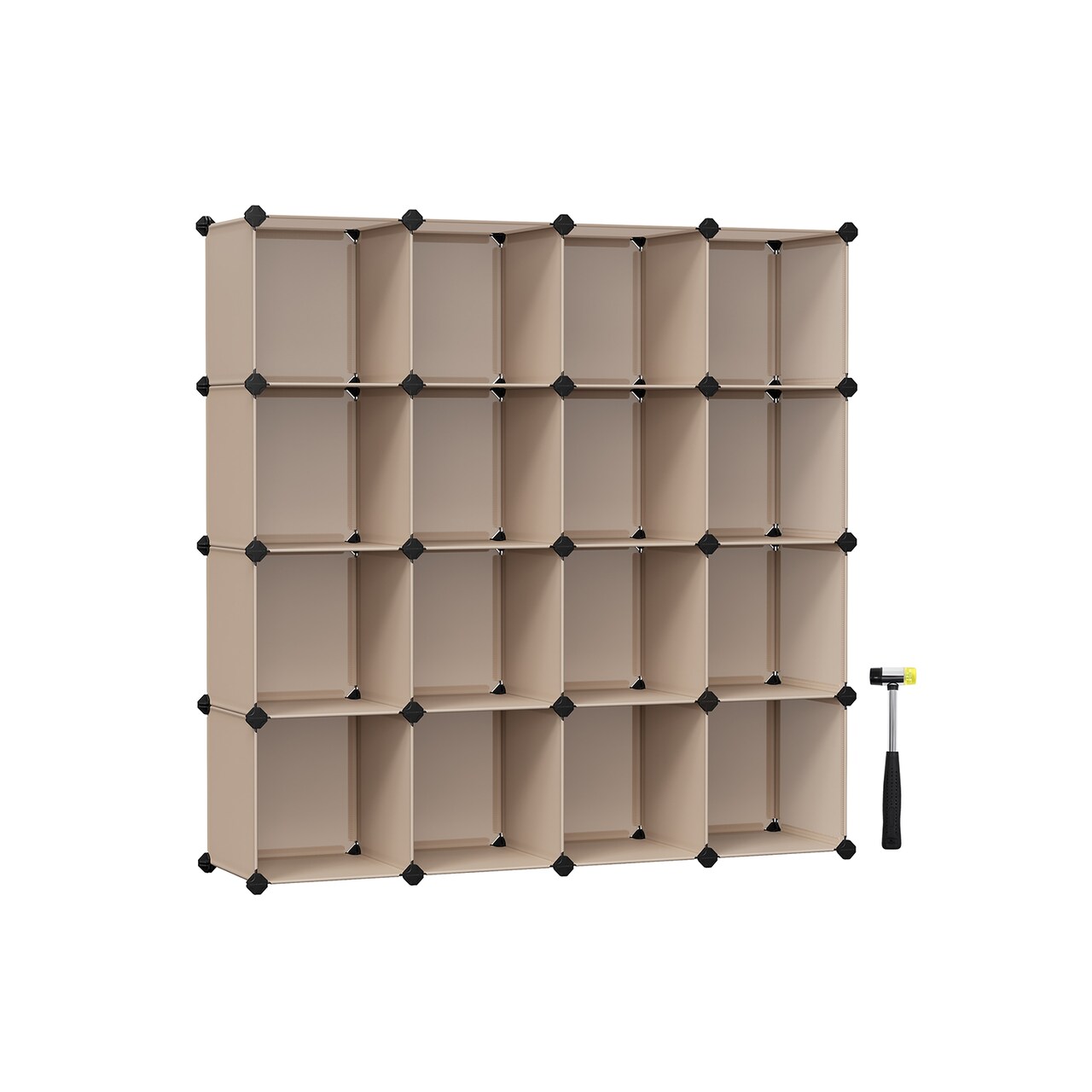 Cube Storage Organizer 12 Cube Modular Shelving Unit DIY Closet Storage Rack With Panels Room Divider Space Saving
